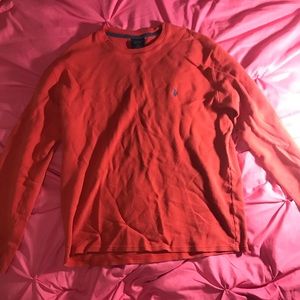 Long sleeve polo sweater